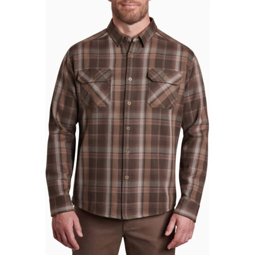 KUHL Men's Disordr Flannel Shirt -Outdoor Gear Shop 7334 disordr ls bison front 470cabad eecc 43bd aa76 d3699da594b2