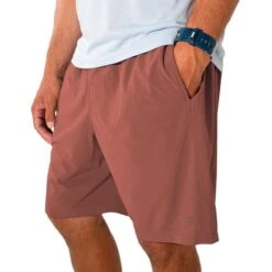 Men's Breeze Short - 8" -Outdoor Gear Shop M BreezeShorts AdobeRed 1